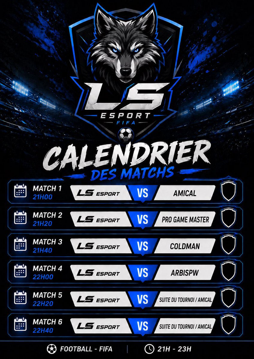 LS_ESPORT__'s tweet photo. Ce soir c’est le soir de la première sortie de notre équipe  en tournoi #VFT les testes continuent, des belles affiches nous attendent ce soir, on se donne rendez vous à la suite du tournoi pour les résultats qu’on espère positif 🔥🔥
Plus qu’une équipe , une meute 
#vpg #cpg https://t.co/aN1mncN6Wy