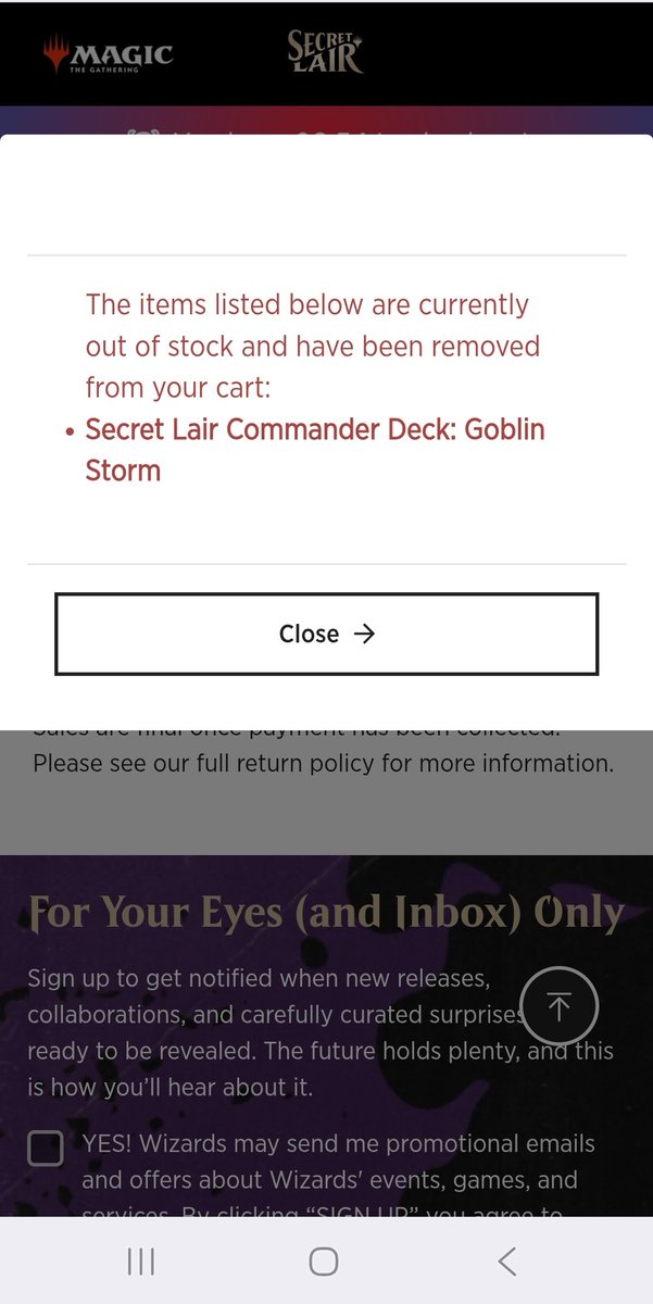 TheOneRealJedi's tweet photo. @MTGSecretLair Man,  this is actual BS. https://t.co/e07fyR5jwM