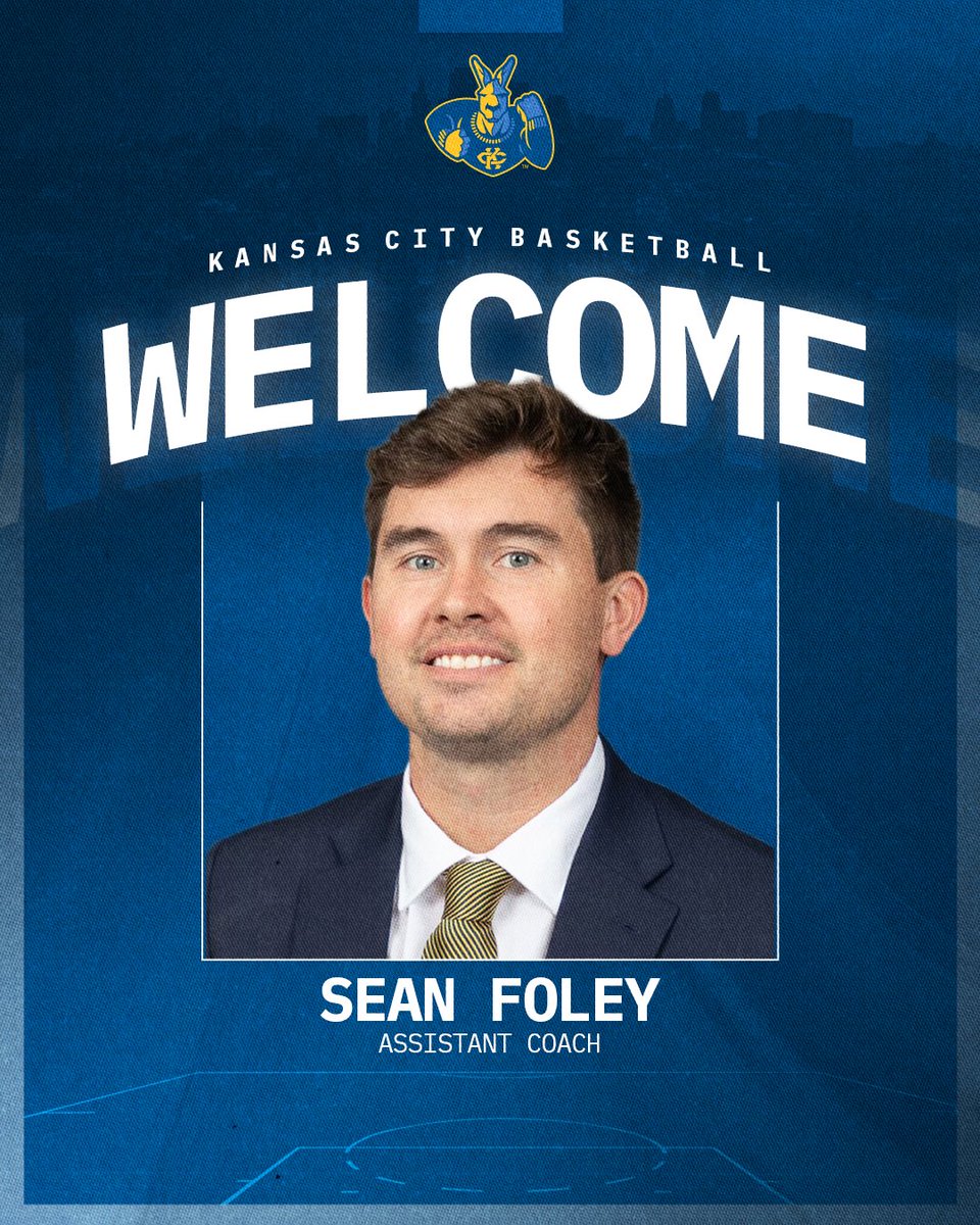 KCRoosMBB's tweet photo. The coaching staff is rounding out nicely 🤝
We're thrilled to welcome Coach Foley to the staff as an assistant coach!

#ROOUP https://t.co/5qLbMODLx2