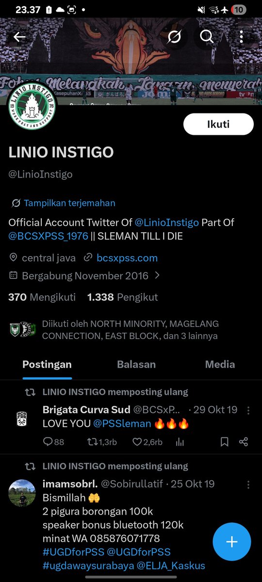linioinstigo_'s tweet photo. Mohon maaf untuk akun resmi dari kami LINIO INSTIGO berganti ini &amp; hanya ini! Untuk akun yang ada di bawah ini sudah tidak aktif/kena hack.
Terimakasih 🙏

ORA MUNTIRR‼️ https://t.co/wwYOA78ooe