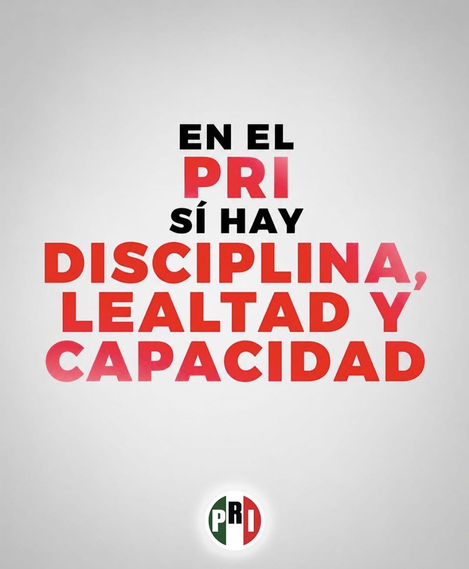 CDEPRIGuerrero's tweet photo. En el PRI si hay disciplina, capacidad, lealtad y capacidad. https://t.co/6VjGbktQuY