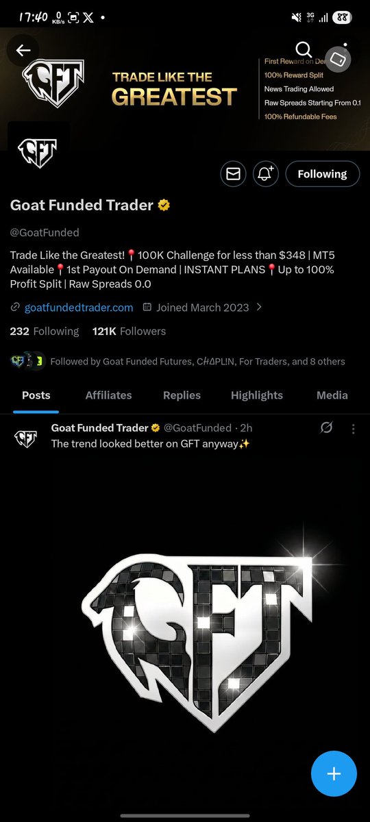 2tunexx's tweet photo. @GoatFunded @EdwardXLreal One thing I like about GFT is their real time data, so accurate and different from other prop... 

@jahan__123 @_B_JOSEPH https://t.co/hfjzeyPE5e
