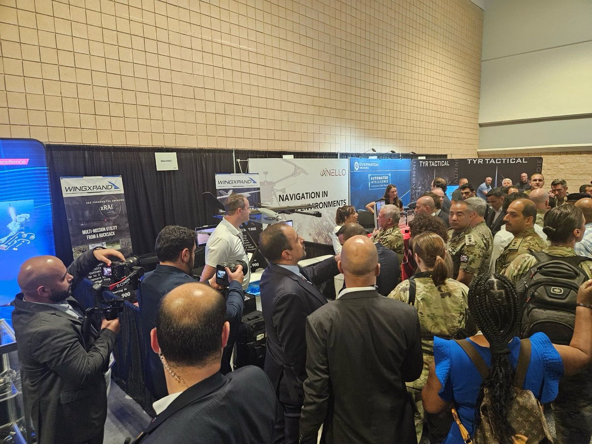 WingXpand's tweet photo. Team WingXpand briefed global SOF leaders at last year’s SOF Week—highlighting what makes the event unique: operators, allies, and innovators united to advance the mission. We're excited to return with something new. Visit us at the Outpost at Peter O. Knight Airport, booth A09! https://t.co/jht5sM2xIc