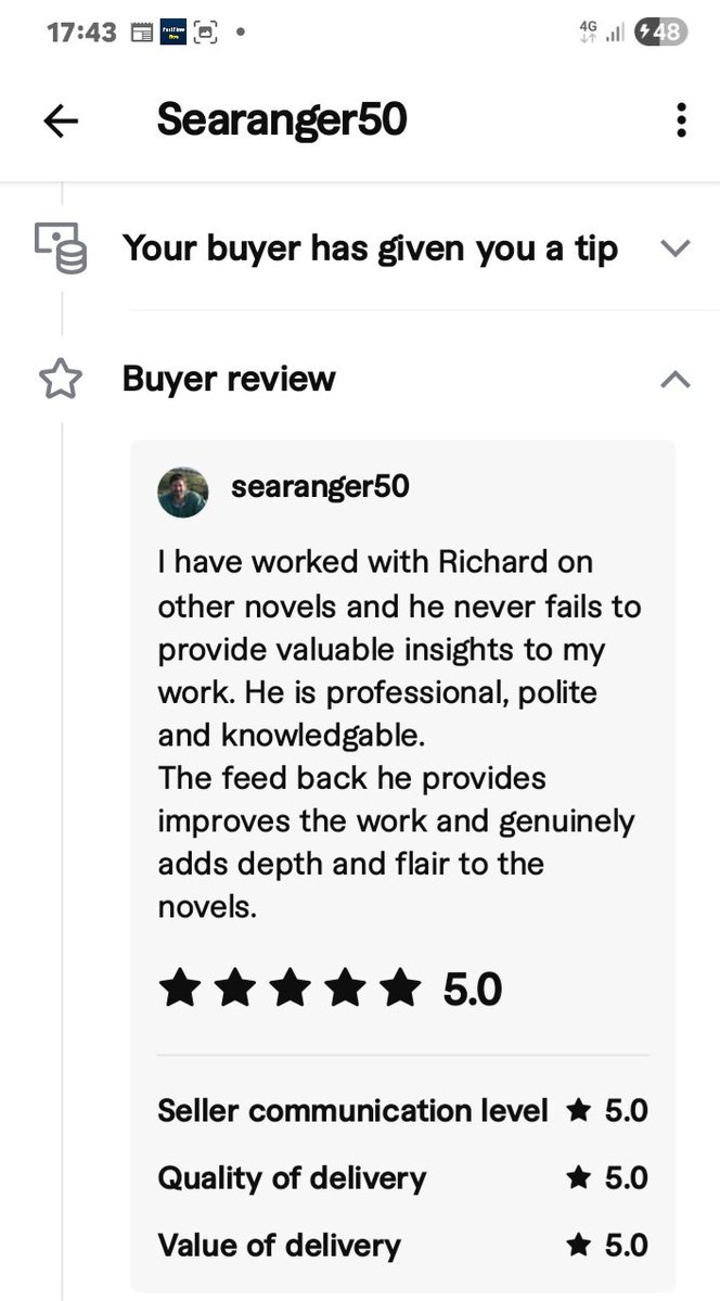 richardodey's tweet photo. Review number 590! 😀 https://t.co/2BcmCJtmny
