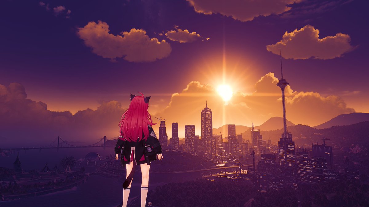 naokineeee's tweet photo. View from the tallest (that I can find) building on the inaccessible area on the right side of the map.
#NTE #NevernessToEverness https://t.co/1PswtiooiO