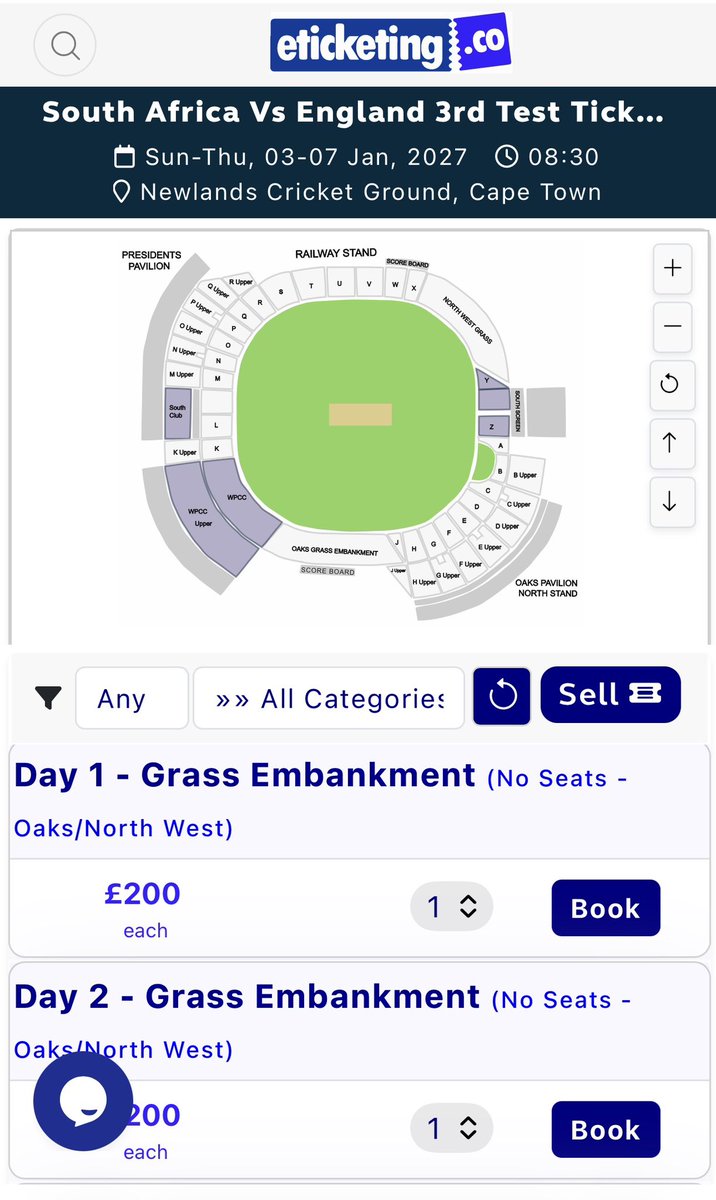 Dan1290_'s tweet photo. I guess this is the future of any England tours of SA 🤦‍♂️🤦‍♂️🤦‍♂️🤦‍♂️ shocking 

I paid £5 for a day 1 ticket to the SA v West Indies test 

There’ll be no locals in the ground and no locals = no atmosphere https://t.co/w4NHnCi5mG
