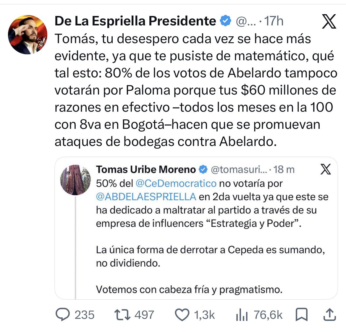 Omar Durán tweet media