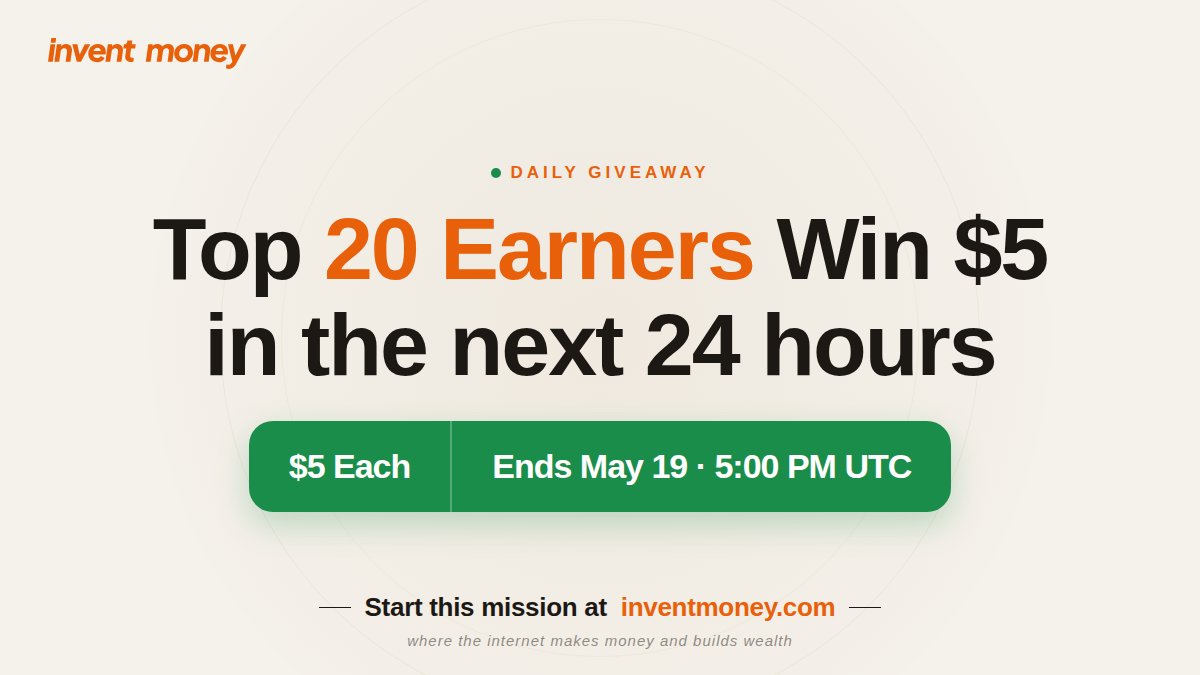 InventMoney tweet media
