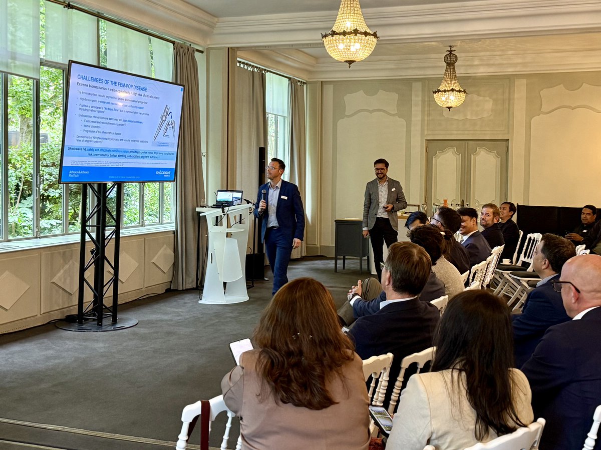 ShockwaveIVL's tweet photo. Thank you to all our amazing distributors for helping us kick off #EuroPCR 2026 in a big way, and congrats to those who received #ShockwaveIVL outstanding partnership awards ⭐ We’d also like to thank Dr @simonjwilson1, Dr Mark Portou and our #ShockNation leaders for putting on such an exciting and informative distributor event. See you all tomorrow at Palais des Congrès!
Presenting physicians are paid consultants of Shockwave Medical. US Rx only. Safety Info: https://t.co/as4irbY3DX