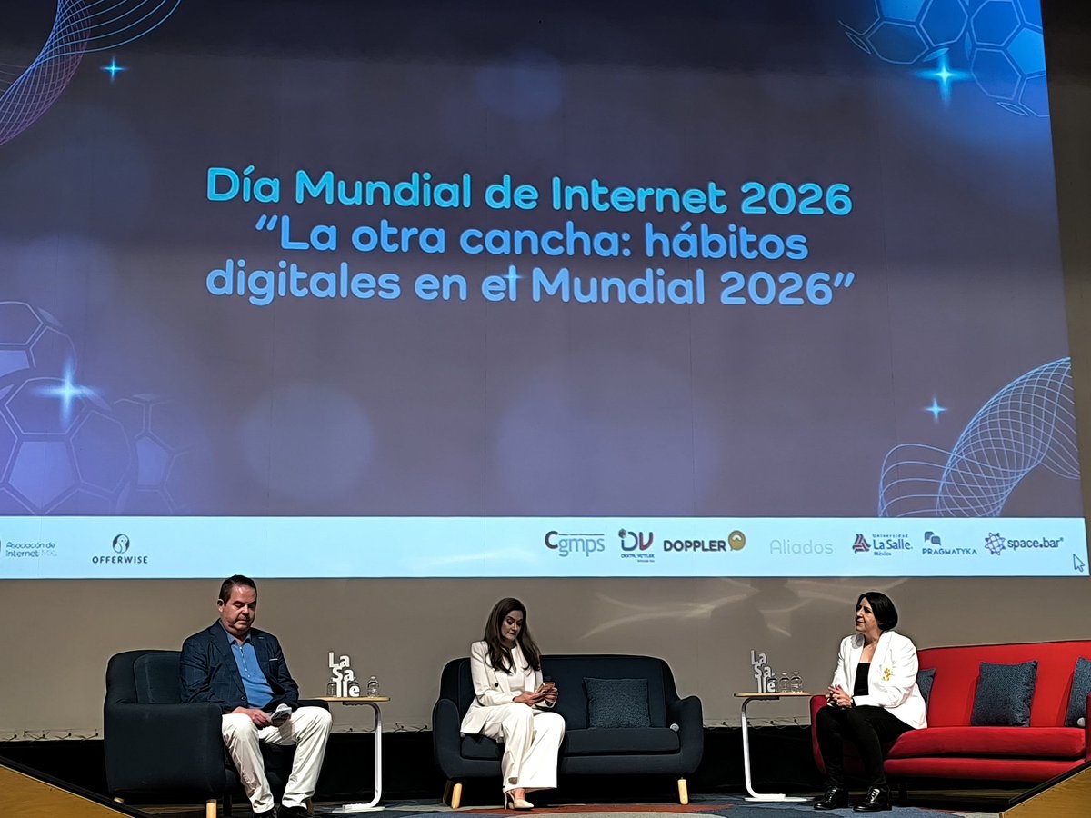 ciapemnacional's tweet photo. #EventosCIAPEM | Día Mundial de Internet 2026: “La otra cancha: hábitos digitales en el Mundial 2026”

@Asoc_InternetMX https://t.co/fOHS51bp5B
