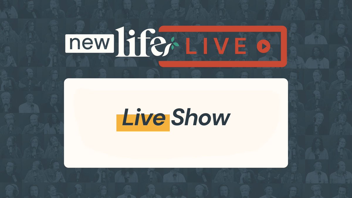 NewLife's tweet photo. 📻 Feeling lonely? You’re not alone.
Marc Cameron, Dr. Jim Burns, and Brian Perez are here to walk this journey with you. We're taking calls today from 12:00 PM to 2:00 PM CST. 

📞 Call 800-229-3000.
💻 Watch with us: https://t.co/vbZmXsNPph

#NewLifeLive https://t.co/WmjKYjDB2Q