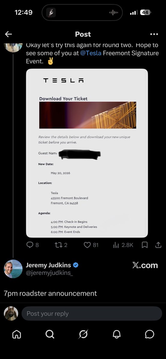JediMaster32922's tweet photo. so the first ever tesla car is making a comeback any day now 

elon is going to bull post tf outta $roadster

2 year old coin 

0x356b008f30081aE1ed6C4763643412467aD3F52c https://t.co/NrLYdspy7M