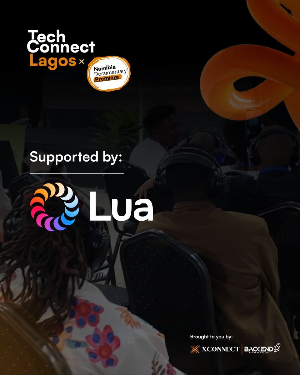 XConnectAfrica's tweet photo. Big thanks to Lua AI for supporting the latest edition of Tech Connect Lagos.

We appreciate partners helping create meaningful conversations and stronger connections across Africa’s tech ecosystem. https://t.co/3fjQAkiKJ5