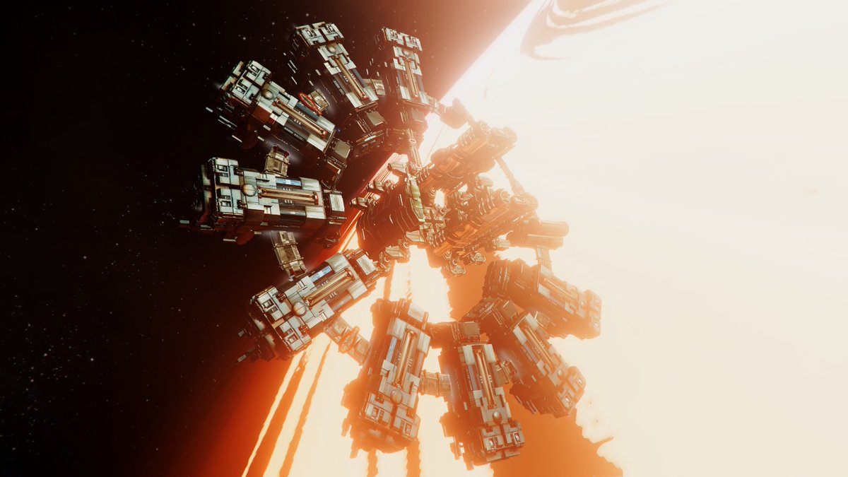 EGOSOFT's tweet photo. This little #Interstellar station costed X-fan Tudormese 51 years to build.
#X4Foundations #SpaceSim #Gaming https://t.co/EwpLKx9GaR