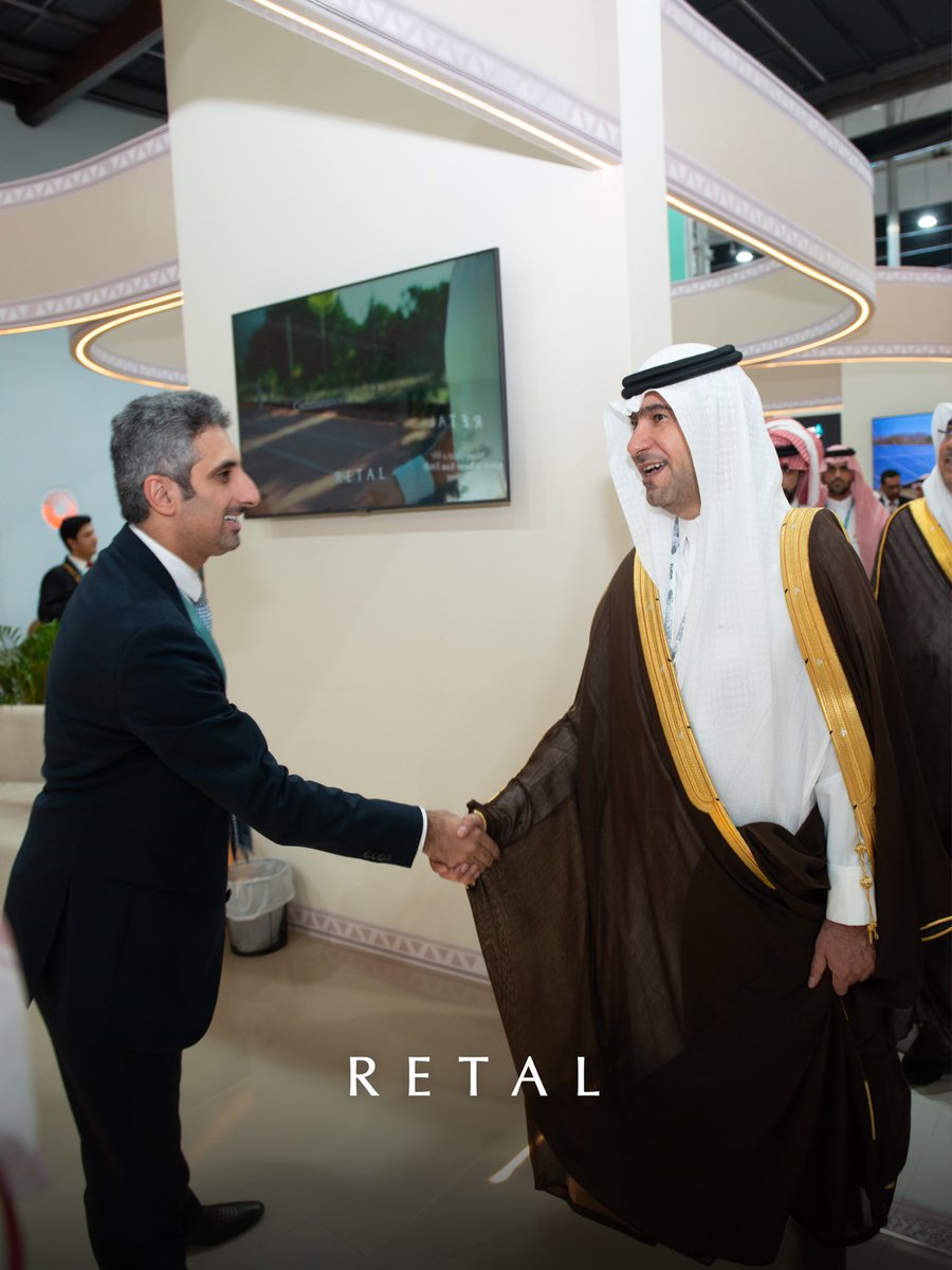 Retal_sa's tweet photo. في #WUF13 ومن باكو، سعدنا بزيارة معالي وزير البلديات والإسكان، ومعالي وزيرة الإسكان والتخطيط العمراني بمملكة البحرين، وعددٍ من أصحاب المعالي والمسؤولين لجناح رتال، في زيارة تعكس أهمية الشراكات وتبادل الرؤى نحو مستقبل عمراني أكثر استدامة وجودة للحياة

At #WUF13 in Baku, we were pleased to welcome H.E. the Minister of Municipalities and Housing, H.E. the Minister of Housing and Urban Planning of the Kingdom of Bahrain, along with a number of esteemed officials, to Retal’s pavilion— a visit that reflects the importance of partnerships and the exchange of visions toward a more sustainable urban future and enhanced quality of life