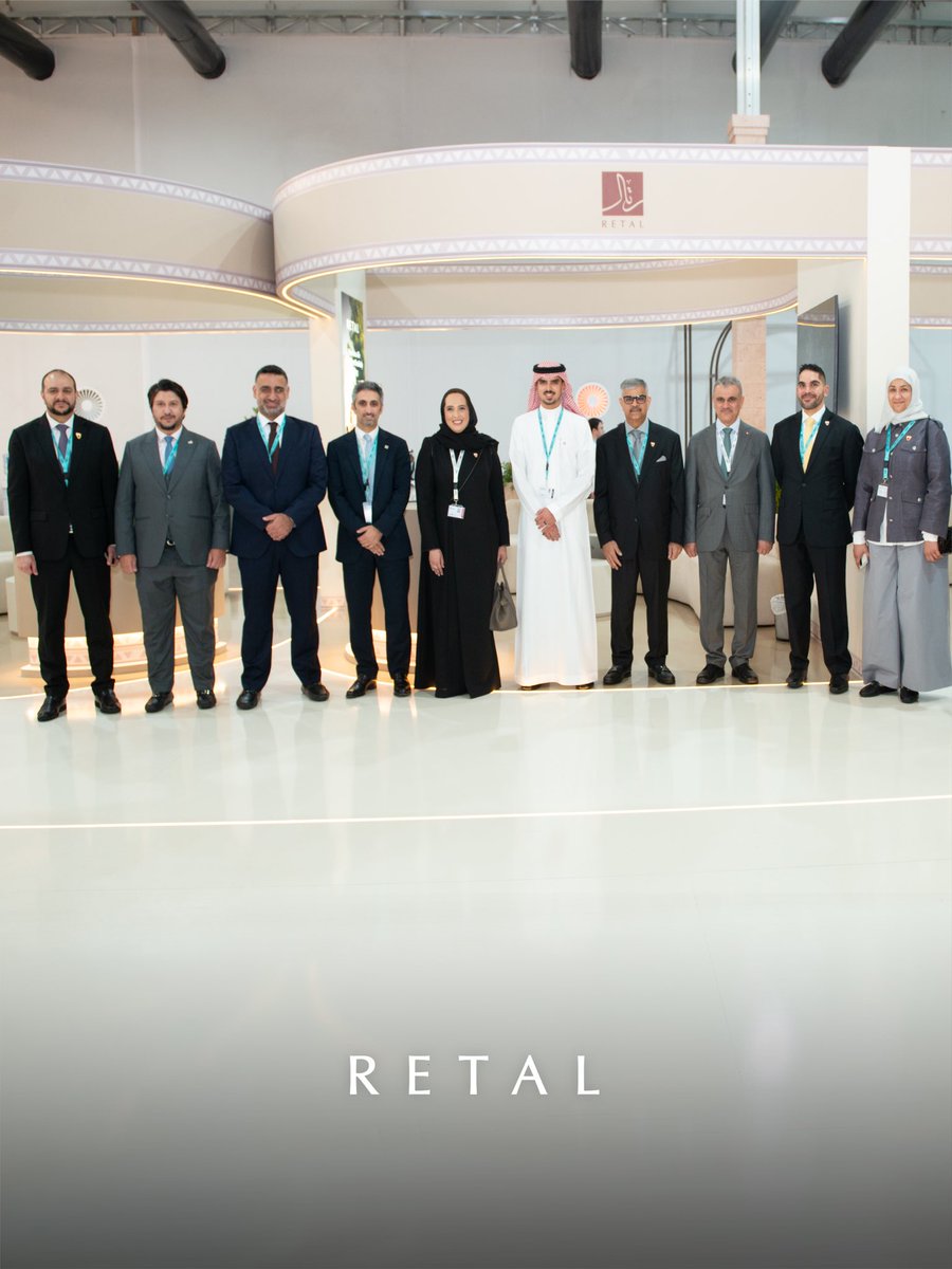 Retal_sa's tweet photo. في #WUF13 ومن باكو، سعدنا بزيارة معالي وزير البلديات والإسكان، ومعالي وزيرة الإسكان والتخطيط العمراني بمملكة البحرين، وعددٍ من أصحاب المعالي والمسؤولين لجناح رتال، في زيارة تعكس أهمية الشراكات وتبادل الرؤى نحو مستقبل عمراني أكثر استدامة وجودة للحياة

At #WUF13 in Baku, we were pleased to welcome H.E. the Minister of Municipalities and Housing, H.E. the Minister of Housing and Urban Planning of the Kingdom of Bahrain, along with a number of esteemed officials, to Retal’s pavilion— a visit that reflects the importance of partnerships and the exchange of visions toward a more sustainable urban future and enhanced quality of life