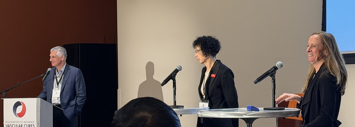 VascularCures's tweet photo. Thank you to Dr. @RBusui  and Dr. @KatherineTuttl8 for sharing insights on emerging metabolic pathways and innovative treatment targets aimed at reducing vascular events!
#MetabolicHealth #VascularHealth #VascSummit2026 https://t.co/FQs5zUO4H5
