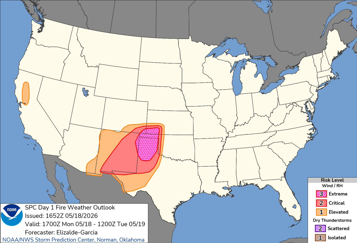 NWS Storm Prediction Center tweet media