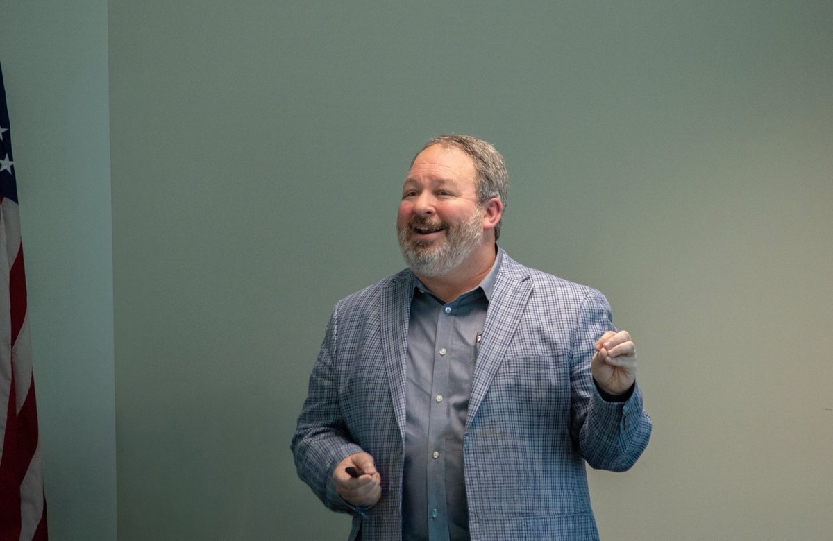KCIABC's tweet photo. Special thanks to Brent Bowen for delivering practical insights at our lunch last week, hosted by the American Academy of Family Physicians. Brent explained, in actionable steps, how #AI can make audio and video production more accessible and affordable and expedite timelines. https://t.co/2uL45HHoJw