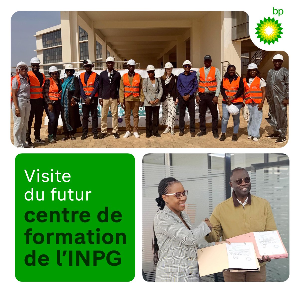 bp_Senegal's tweet photo. Retour en images sur la visite de bp au centre de formation de l'INPG. 

Au Sénégal, le centre de formation de l’Institut National du Pétrole et du Gaz (INPG), actuellement en construction à Diamniadio, constitue (cont) https://t.co/gVCPRHVZVg https://t.co/hEY5TrYVdS