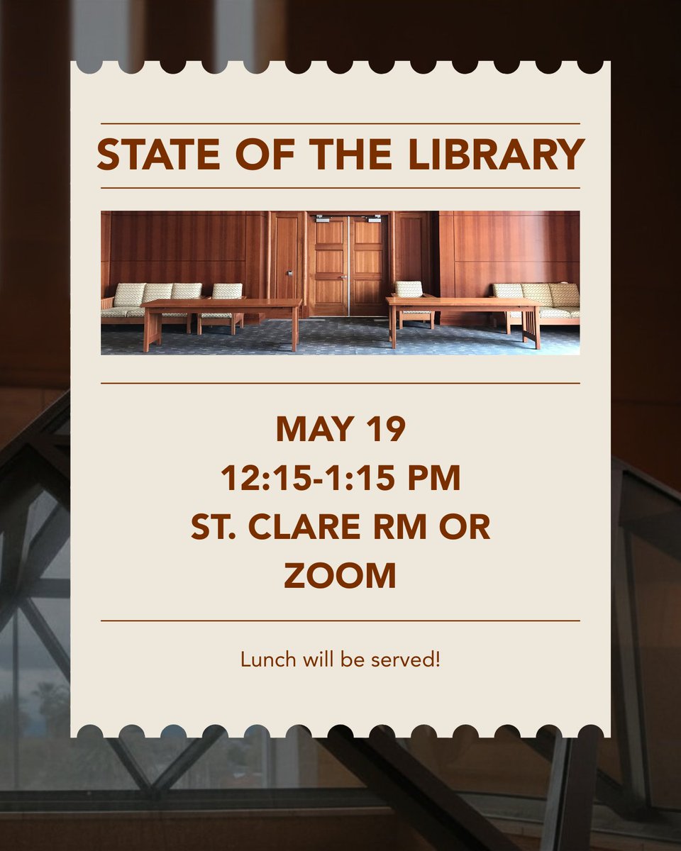SCU Library tweet media