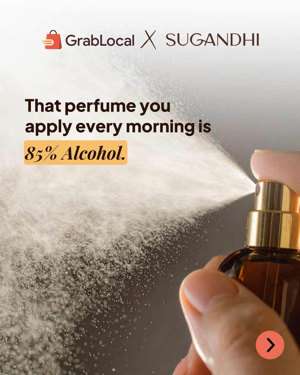 GrabLocal_BH's tweet photo. Solid perfume is different. You dab it, not spray it.
No alcohol. Nothing evaporates. Nothing stings. Just warm it a little with your finger, press it on, and the scent stays all day.
The technique is 3,000 years old. Sugandhi is the new Indian brand bringing it back.
GrabLocal. https://t.co/H2oYV79D07