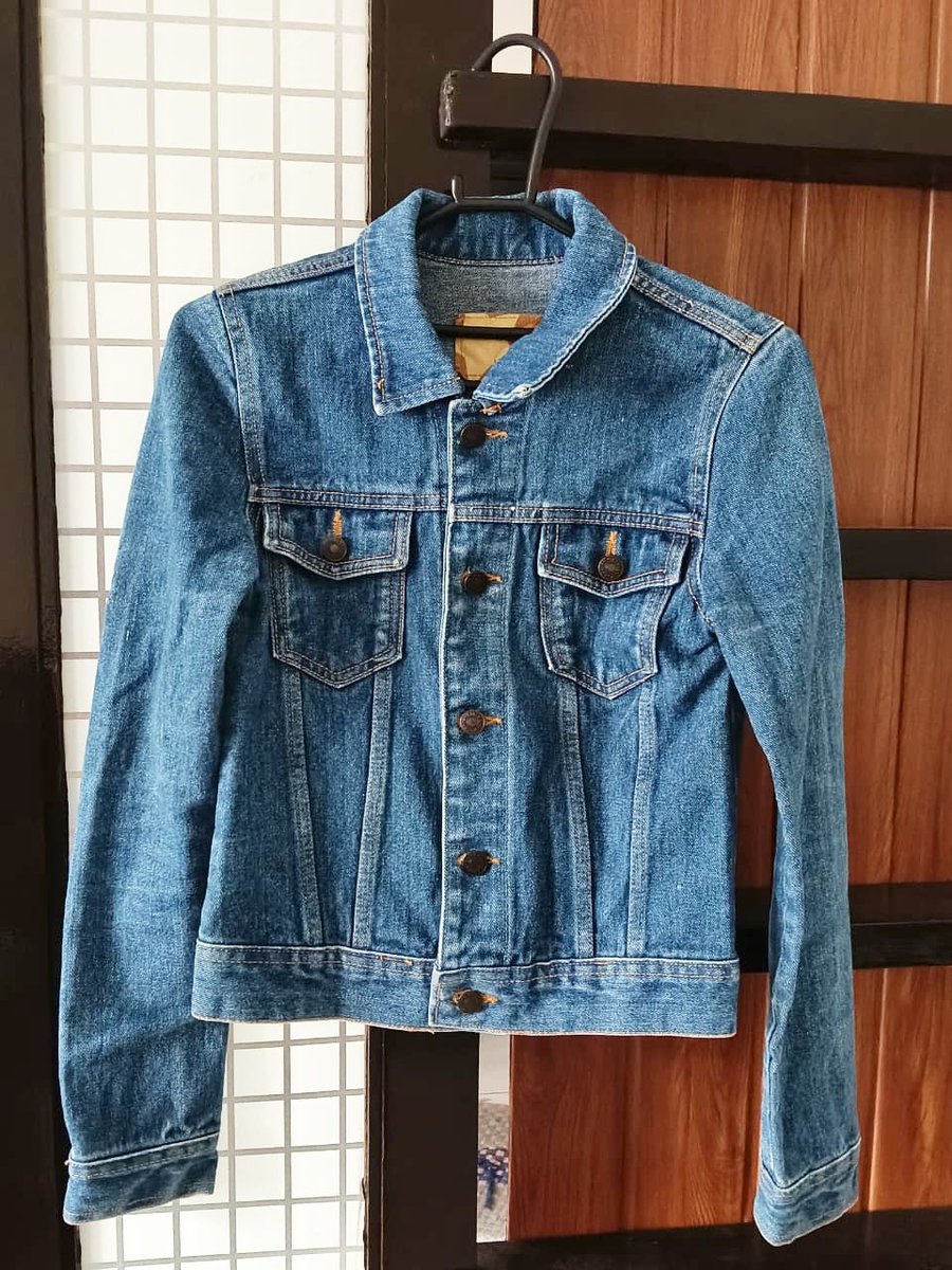 wipwhoops's tweet photo. wts preloved denim jacket press body 55.000 nett https://t.co/EGPYa73ql9