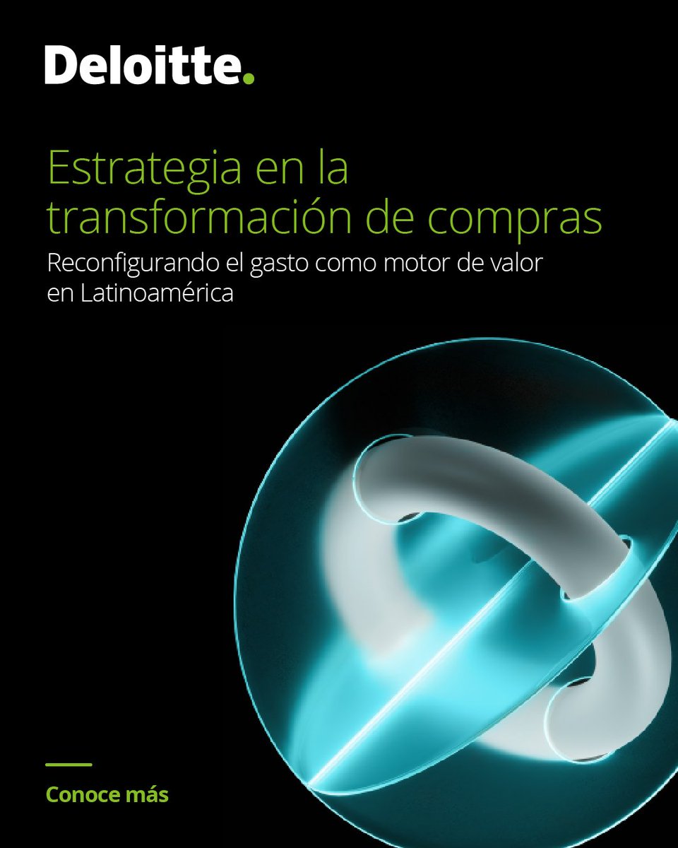 DeloitteVe's tweet photo. 🛍️ La función de compras está evolucionando hacia un rol cada vez más estratégico dentro de las organizaciones, impulsando eficiencia, resiliencia y generación de valor.

🔎 Explora el análisis completo: https://t.co/tyBDKMcCOR
#DeloitteVenezuela https://t.co/YTjfsdq54G