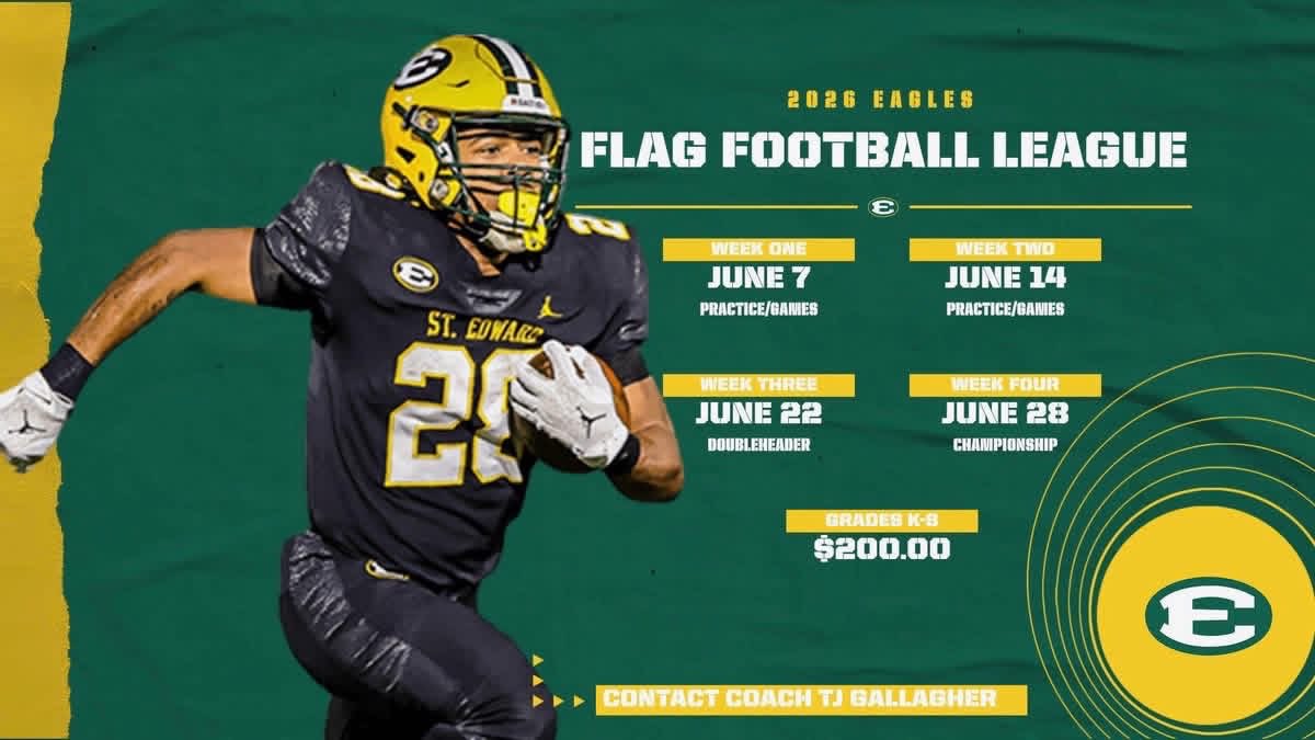 Coach_TJG's tweet photo. We are 3 weeks away from opening day of Eagle Flag Football league. Click on the link below to register. Please feel free to reach out with any questions. Go eagles. #edsup 
@SEHS_FOOTBALL @sehsathletics 

https://t.co/16xksPaAb6 https://t.co/nb8ZwW6Y1k