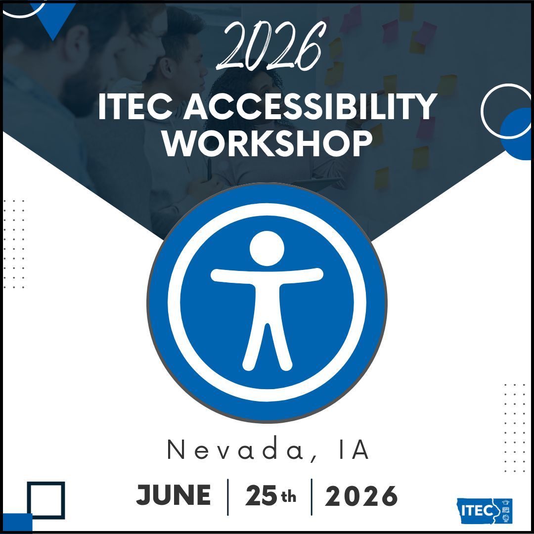 itec_ia's tweet photo. Is your school ready for the new ADA digital accessibility standards?

Join us June 25 in Nevada, IA, for a hands-on workshop to master the mandated WCAG 2.1 Level AA requirements. Bring a team of up to 5 for just $150 to build your strategy! 

https://t.co/4xm8AKvm1D 

#itecia https://t.co/hLYYKYx2zq