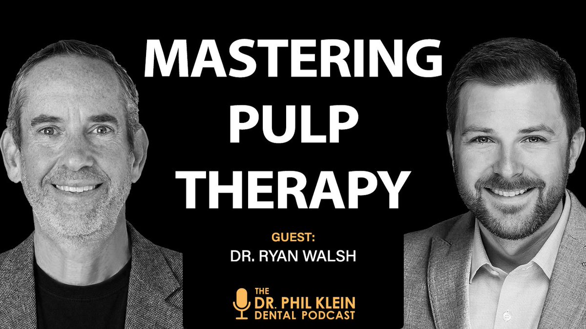 VivaLearning's tweet photo. [New Dental Podcast] Released today on The Dr. Phil Klein Podcast Show: "Mastering Pulp Therapy and Perforations with Modern MTA" with Dr. Ryan Walsh. Listen here: https://t.co/e2FSEOk3ip https://t.co/NFTvogRwKB