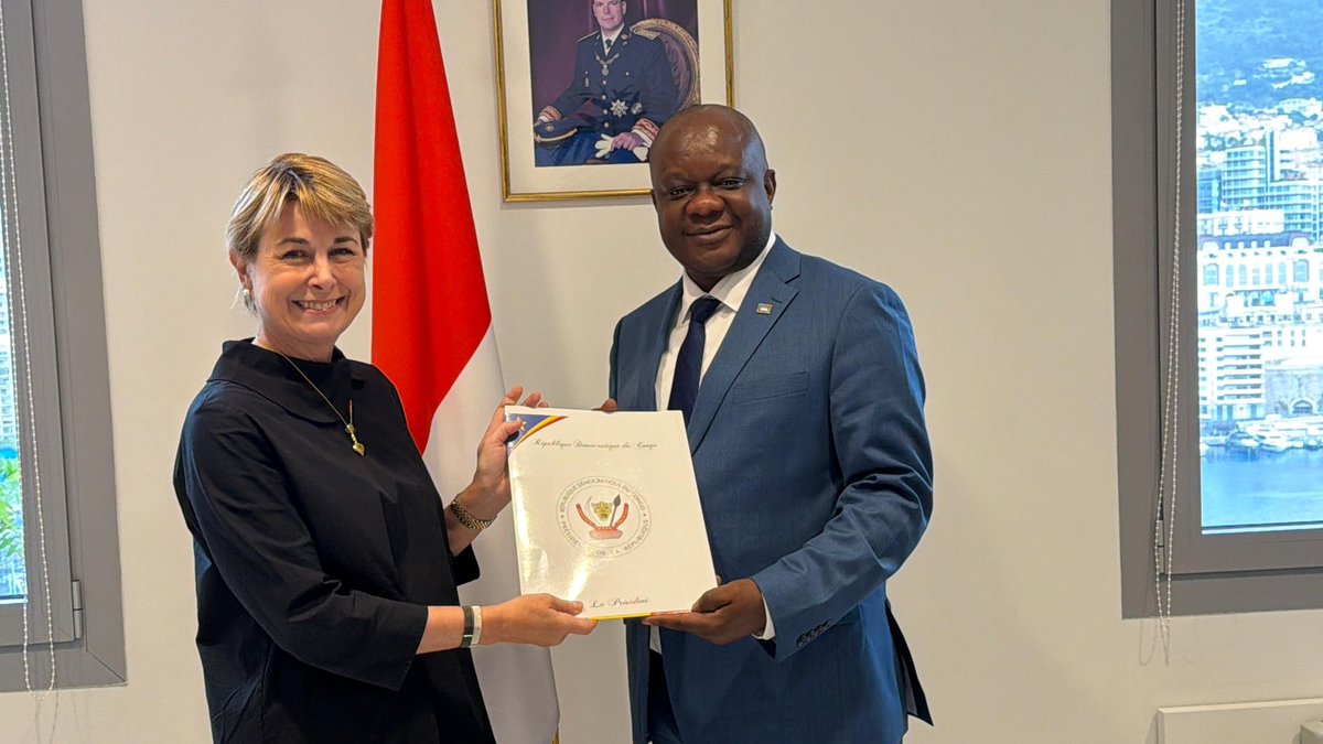 CrispinMbadu's tweet photo. MONACO, ce lundi 18 mai 2026|Dans le cadre de la campagne pour le Secrétariat Général de l’OIF, j'ai eu des échanges fructueux avec Mme Isabelle ROSABRUNETTO, Directrice générale, Département des Relations Extérieures & de la Coopération du Ministère d’Etat de la Principauté de Monaco.

​Au menu des échanges avec ce contributeur financier majeur de la Francophonie : la vision stratégique de la candidate de la RDC, Madame @JulianaLumb. Un accent particulier a été mis sur les priorités partagées : les droits des femmes, l'Etat de droit, la Démocratie, le changement climatique et le développement durable, le soutien aux agences de la Francophonie comme @TV5MONDE, l'éducation des jeunes filles et l'avenir de la jeunesse francophone. Une convergence forte pour une Francophonie moderne, solidaire et engagée. 
@kayikwambaT
@RDCongoMAE
@SuminwaJudith 
@Presidence_RDC