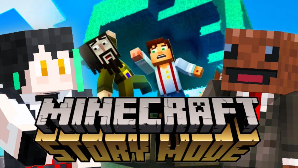FaeandJ's tweet photo. NEW FAE &amp; J UPLOAD!

Today we played through episode 5 of Minecraft Story Mode. We ended up in a Skyblock server? Go watch as we decide that Ivor is the best character!

🔗⬇️ https://t.co/HBbCKONFh7