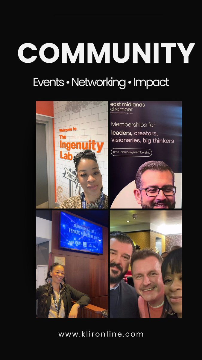 KlirOnline's tweet photo. COMMUNITY

Building visibility, connections &amp; impact through networking, events &amp; purpose-led collaboration.

Work with Klir Online 👇🏾
https://t.co/ECa9T64L1D https://t.co/J1GdhDGThE