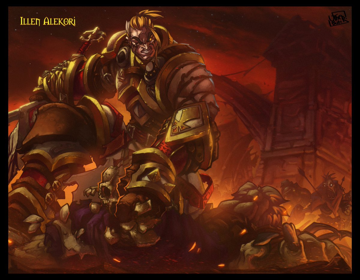 UTHERakaBUTER's tweet photo. No AI. Made in Photoshop with love for World of Warcraft.✨ https://t.co/x5QMo6EZdh