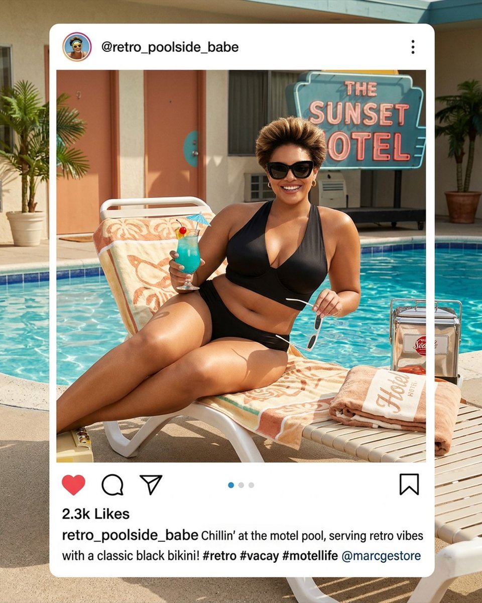 ParfaitLingerie's tweet photo. Retro pool. Real confidence. βοΈ
The kind of fit you donβt have to adjust.
Just wear it β and own it. π
#RetroSwim #BlackBikini #CurveConfidence #SwimwearEdit #SummerFit #FeelGoodFit #BodyConfidence #ResortStyle #VacationReady #SwimSet https://t.co/9XG7otUmZY