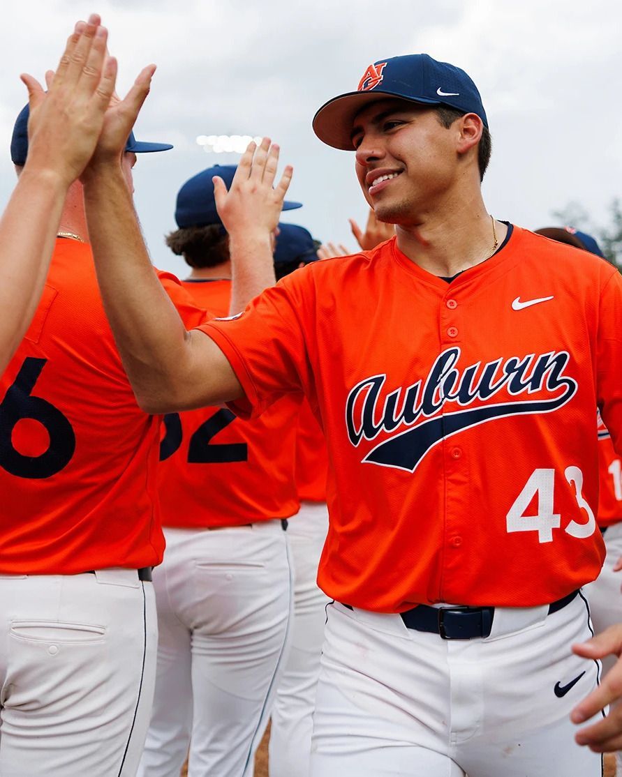 d1baseball's tweet photo. .@AuburnBaseball didn’t duck anybody.

No. 1 strength of schedule
30 Quad 1 games
15 Quad 1 wins

Now the Tigers head to Hoover trying to lock down a top-eight seed.

🔗 https://t.co/qTUIGMmgY1 https://t.co/dmRDnneH9Z