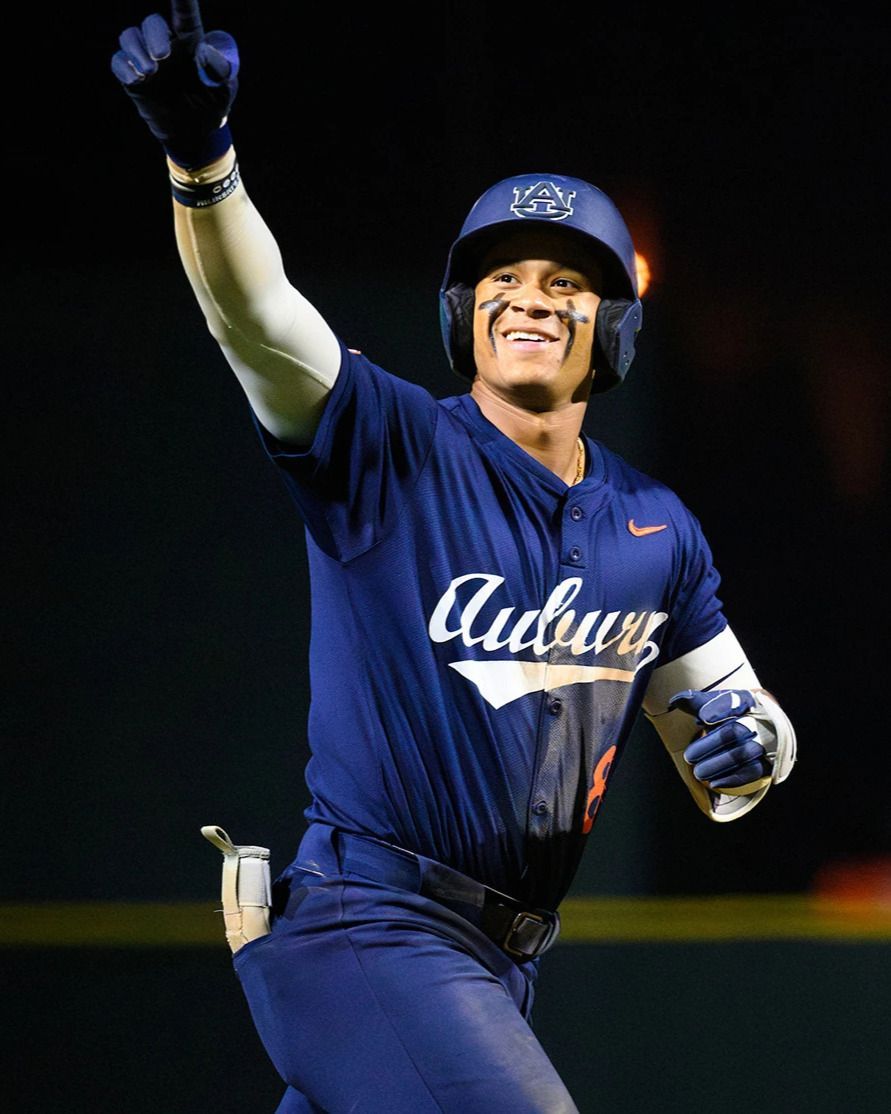 d1baseball's tweet photo. .@AuburnBaseball didn’t duck anybody.

No. 1 strength of schedule
30 Quad 1 games
15 Quad 1 wins

Now the Tigers head to Hoover trying to lock down a top-eight seed.

🔗 https://t.co/qTUIGMmgY1 https://t.co/dmRDnneH9Z