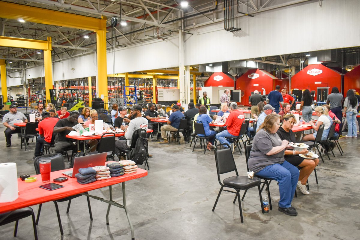 TaylorPowerSys's tweet photo. Taylor Power recently held its 6th Annual Crawfish Boil and Cornhole Tournament at the manufacturing facility in Clinton, MS.

The Crawfish Boil is always a fun event for our wonderful employees to enjoy fellowship, delicious food, and friendly competition in the cornhole tournament. Speaking of the cornhole tournament, CONGRATULATIONS to the winning team of Tevin Moten and Patrick Palmer! Awesome performance by them and all those who competed.

We adore our Taylor Power family and appreciate all our employees for their hard work and commitment.

#wearetaylor #team #crawfishboil #cornhole #thankyou