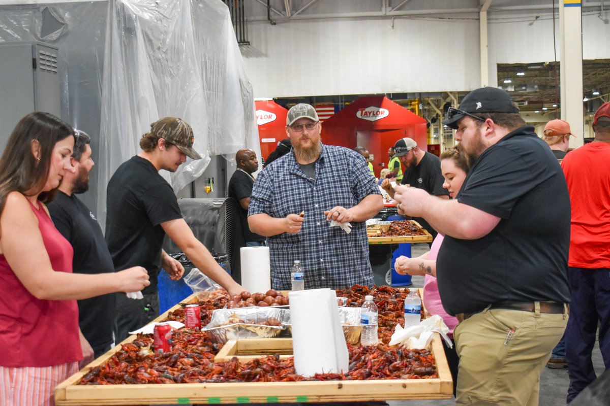 TaylorPowerSys's tweet photo. Taylor Power recently held its 6th Annual Crawfish Boil and Cornhole Tournament at the manufacturing facility in Clinton, MS.

The Crawfish Boil is always a fun event for our wonderful employees to enjoy fellowship, delicious food, and friendly competition in the cornhole tournament. Speaking of the cornhole tournament, CONGRATULATIONS to the winning team of Tevin Moten and Patrick Palmer! Awesome performance by them and all those who competed.

We adore our Taylor Power family and appreciate all our employees for their hard work and commitment.

#wearetaylor #team #crawfishboil #cornhole #thankyou