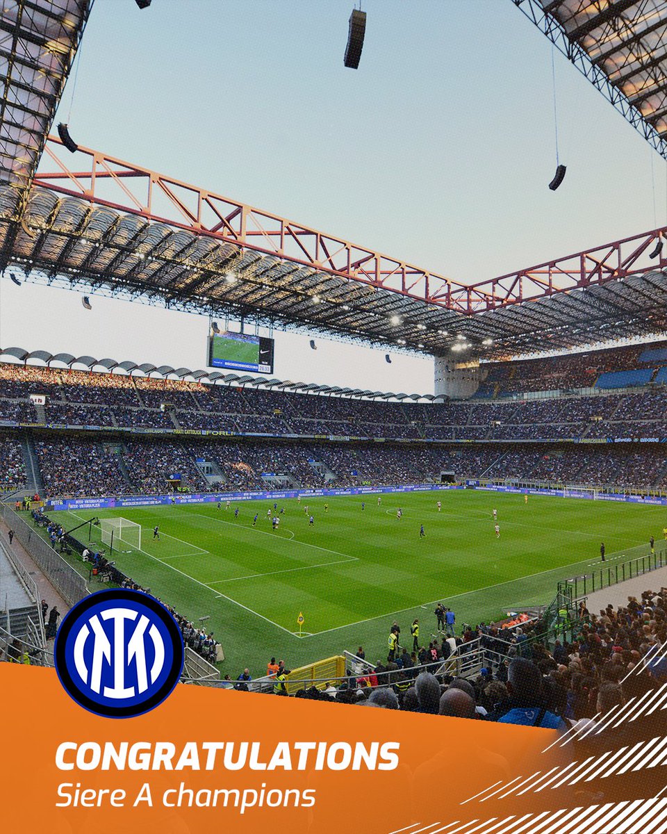 inspiresport's tweet photo. A brilliant season for our exclusive partners, @Inter 🔵⚫

Competing at the highest level once again, Inter continue to showcase the passion, quality and history that make them one of Europe’s most respected clubs 👏

Enquire now! https://t.co/AUalcHDDrg https://t.co/0BOQiWEQrv