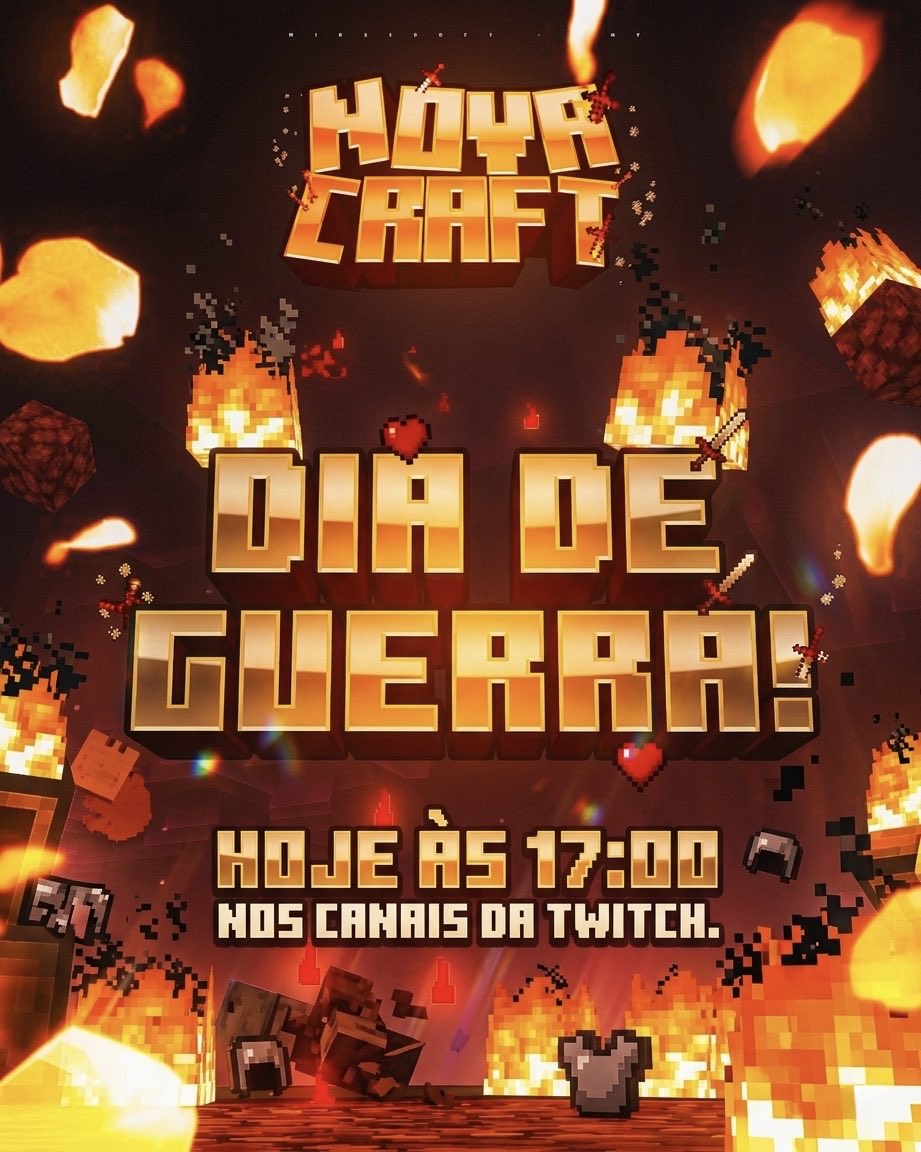NovaCraftSMPP's tweet photo. DIA DE GUERRA!!! ⚔️⛏️
Hoje Umbra e Lumine  se encontram para um confronto com grandes impactos no mundo!
E aí, qual é o seu lado? 🟣🔵 https://t.co/SJVGLJddeH