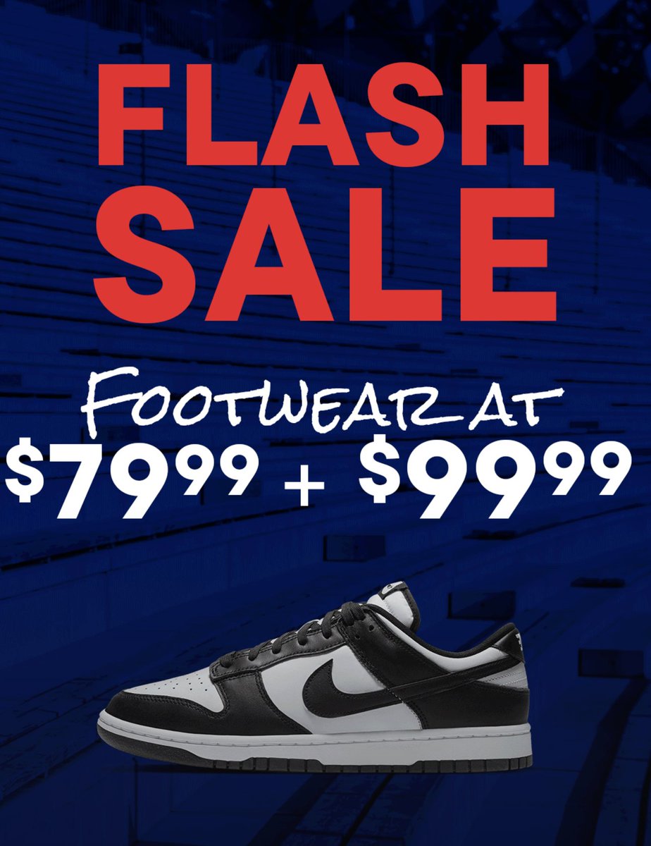 CDNnotify's tweet photo. Champs CA Sale 🇨🇦 

Get select footwear from $79.99-$99.99 

https://t.co/FtZVQn8ki3 https://t.co/iKytCTCogu