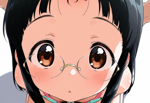 なちゃんさん♪from CO2おまとめ ん？なーに？」 #AIイラスト #今日の妹ちゃん んー、いいオデコしてる