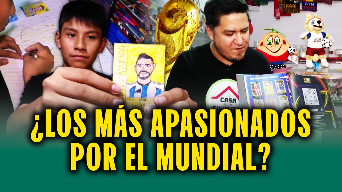 Latina_Noticias's tweet photo. 🟡 No pudo ser futbolista, pero terminó siendo un gran coleccionista: Peruanos emocionados por Mundial

#VIDEO ➡️ https://t.co/JIQ2gFLHQv

💻📲 Suscríbete a nuestro canal de YouTube. #LatinaNoticias https://t.co/x3FL15CgHj
