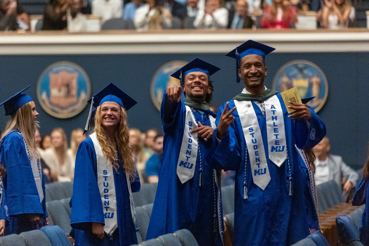 marymountu's tweet photo. Here's to you, Class of 2026 🎓 💙  Congratulations Saints! Your future starts now! https://t.co/At00eBHMBC