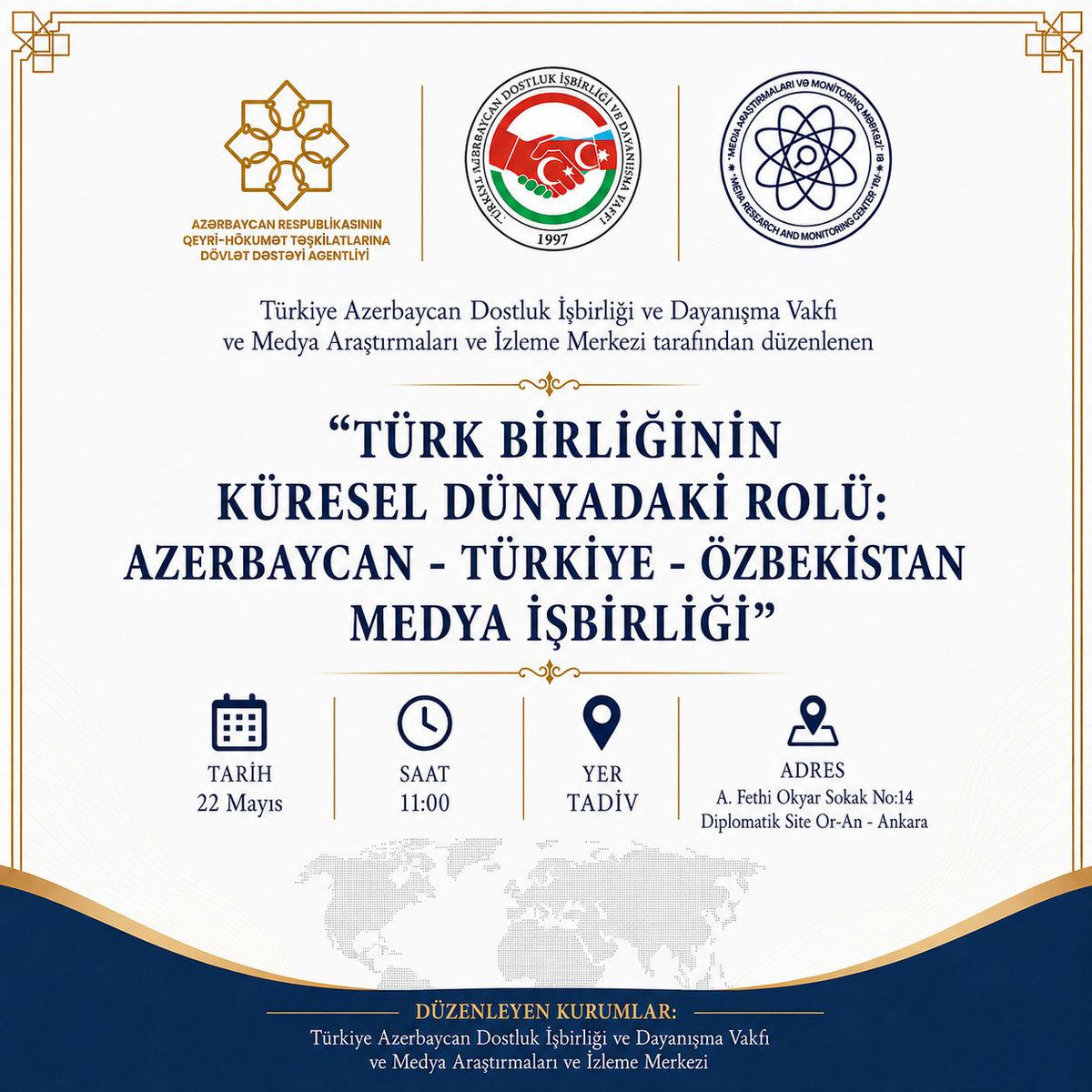 Türkiye Azerbaycan Dostluk İşbirliği ve Dayanışma tweet media