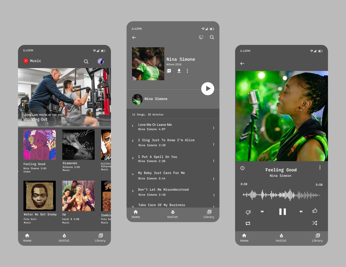 FolashadeMary12's tweet photo. Day 7 of my UI/UX Design Challenge

Today’s challenge was designing a music player experience.
See more...

#UIUX #UIDesign #UXDesign #MusicPlayer #MusicApp #DailyUI #100DaysOfDesign #Figma https://t.co/BcjfOsUEwo