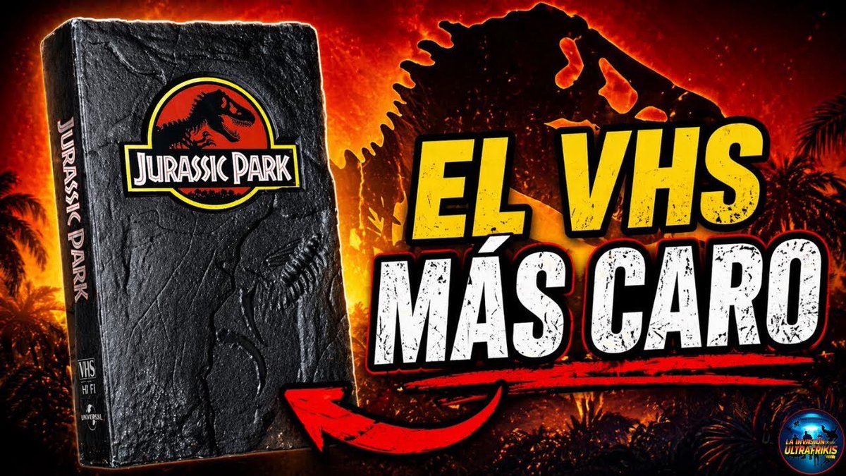 lidluf's tweet photo. ¿Merece la pena gastar tanto en un VHS? Te lo muestro 

👉🏻 https://t.co/MbHORmz34y 

#cine #jurassicpark https://t.co/Gp0N947vQG