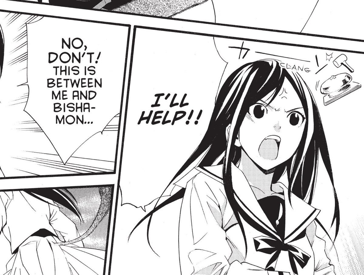 SaveMizuchi's tweet photo. Determined Hiyori. 💕 #Noragami https://t.co/M0RvwEYJul